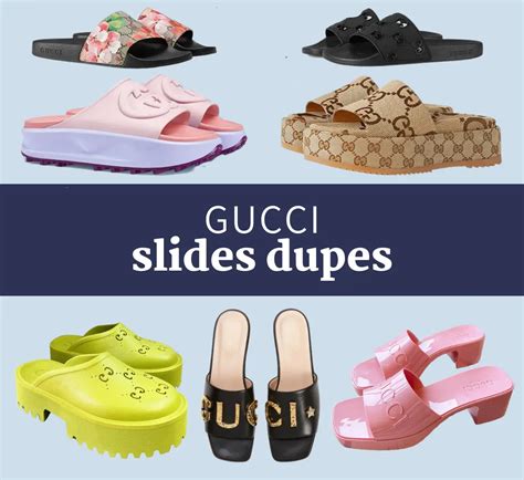 best gucci slide dupes|gucci knock off heels.